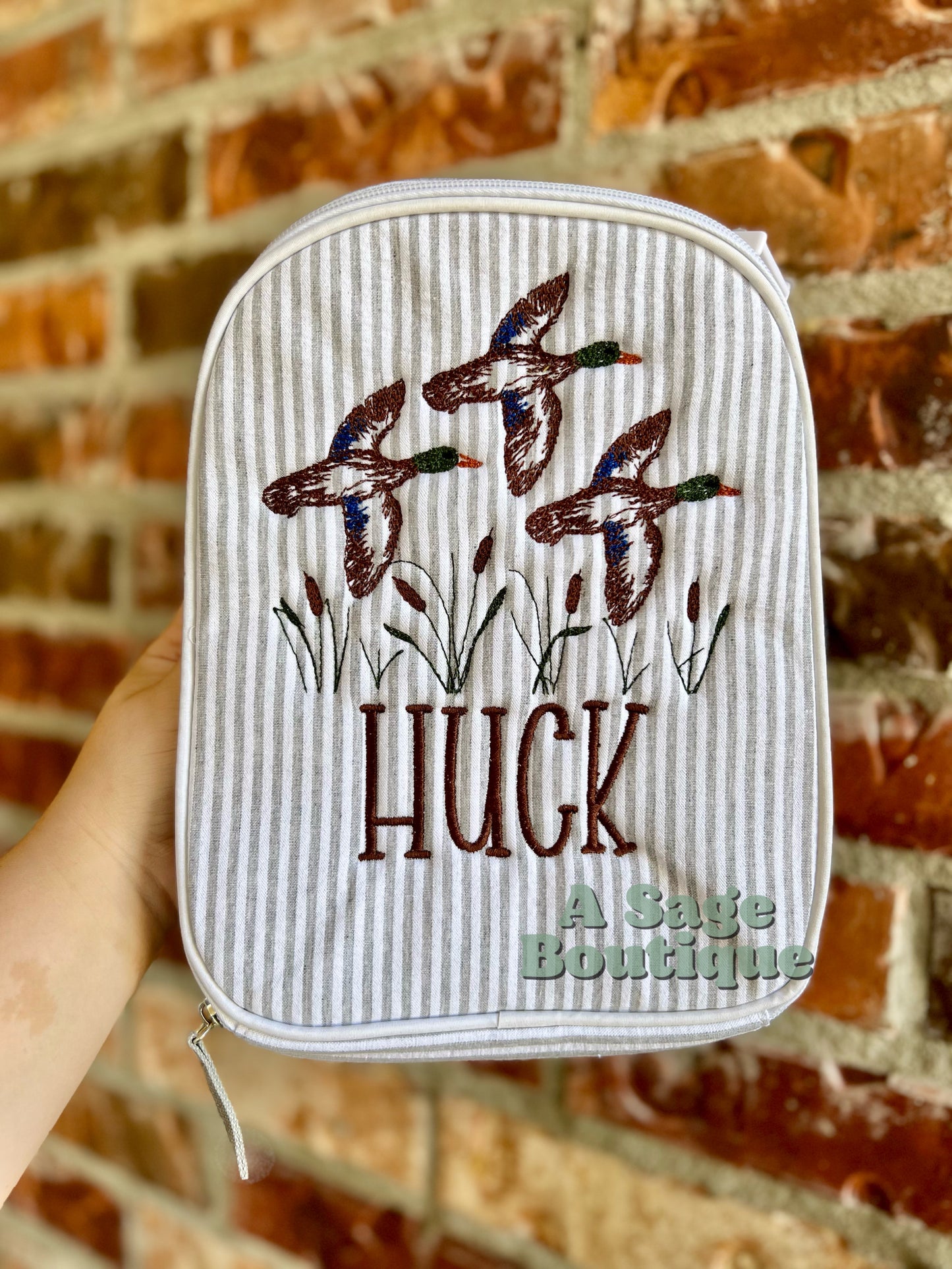 Seersucker (Mallard Duck) Lunchbox