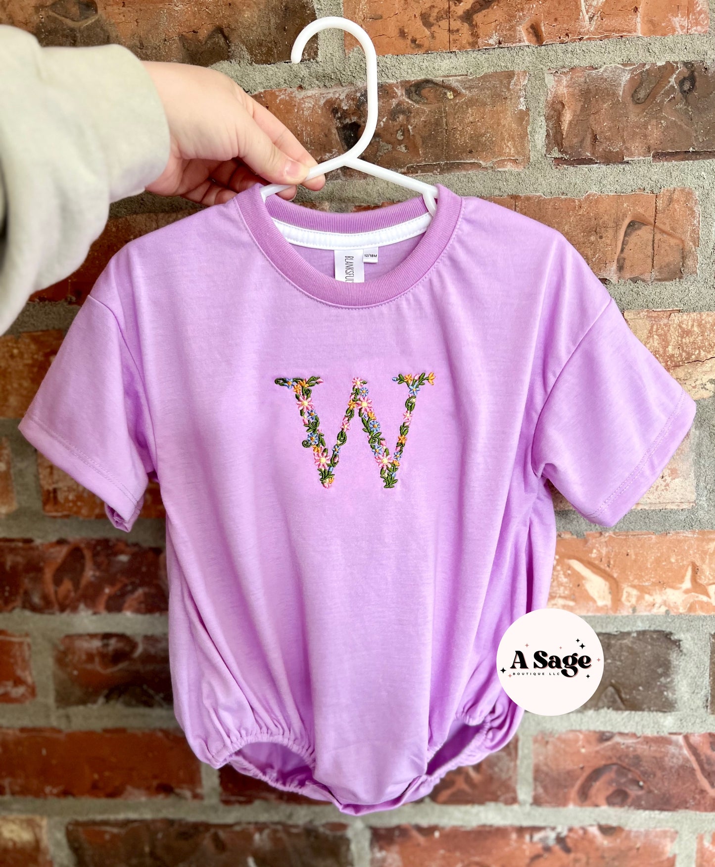 Floral Initial (bright colors)