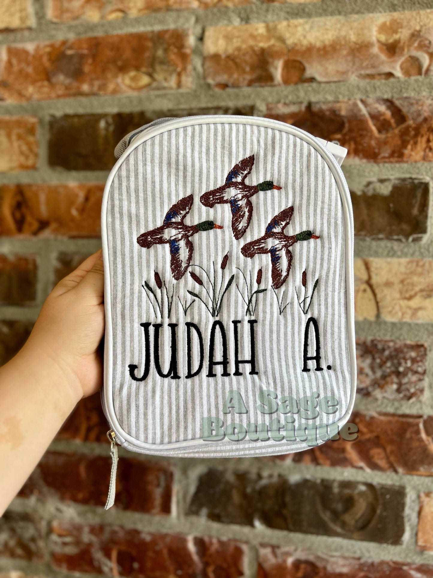Seersucker (Mallard Duck) Lunchbox