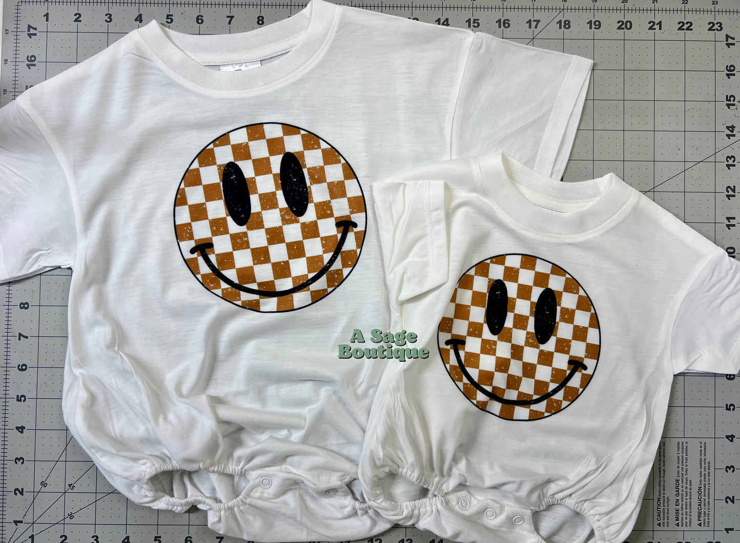 Checkered Smiley Face
