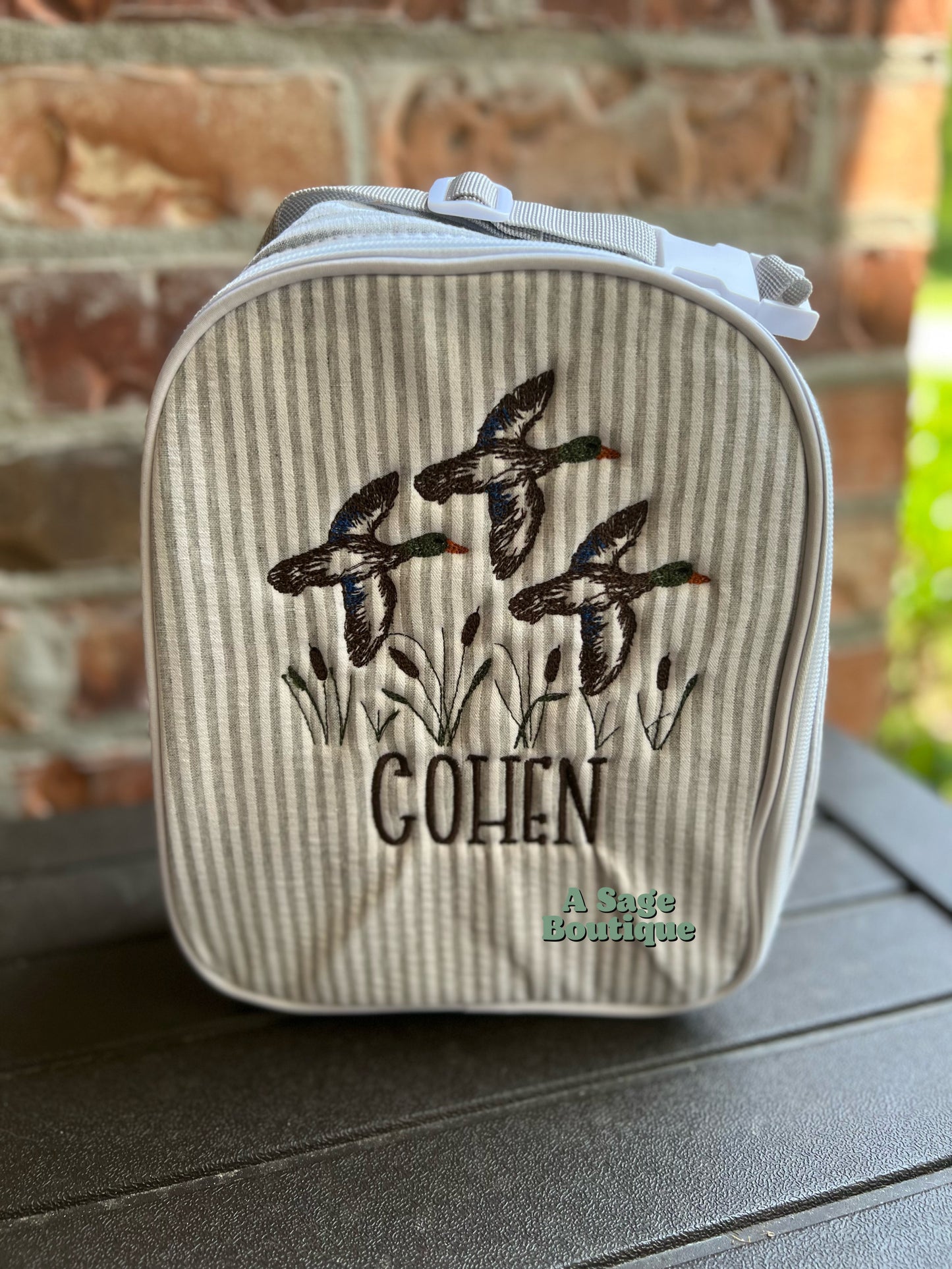 Seersucker (Mallard Duck) Lunchbox