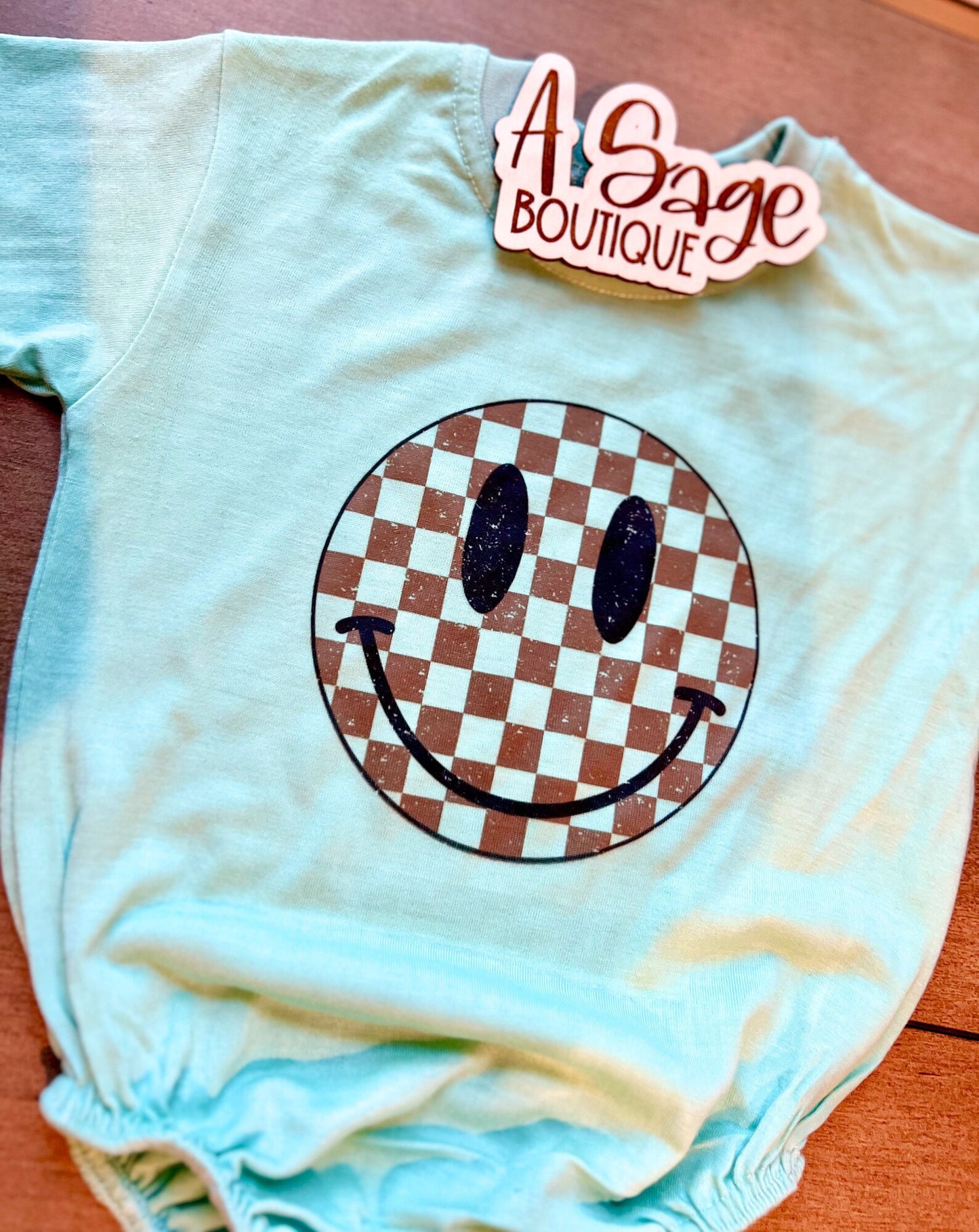 Checkered Smiley Face