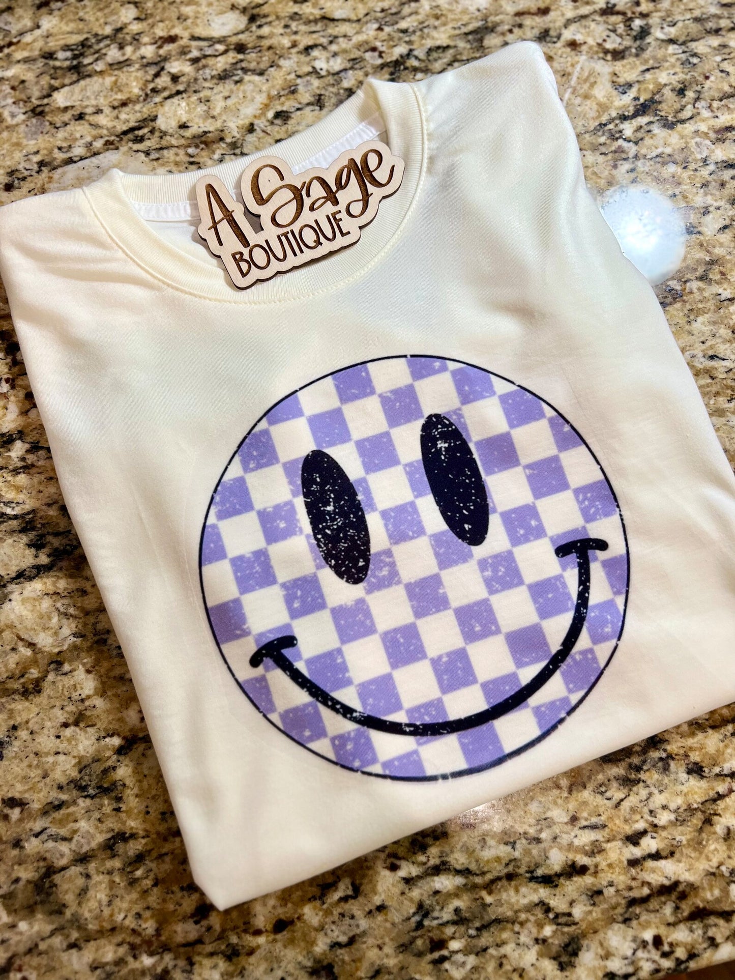Checkered Smiley Face