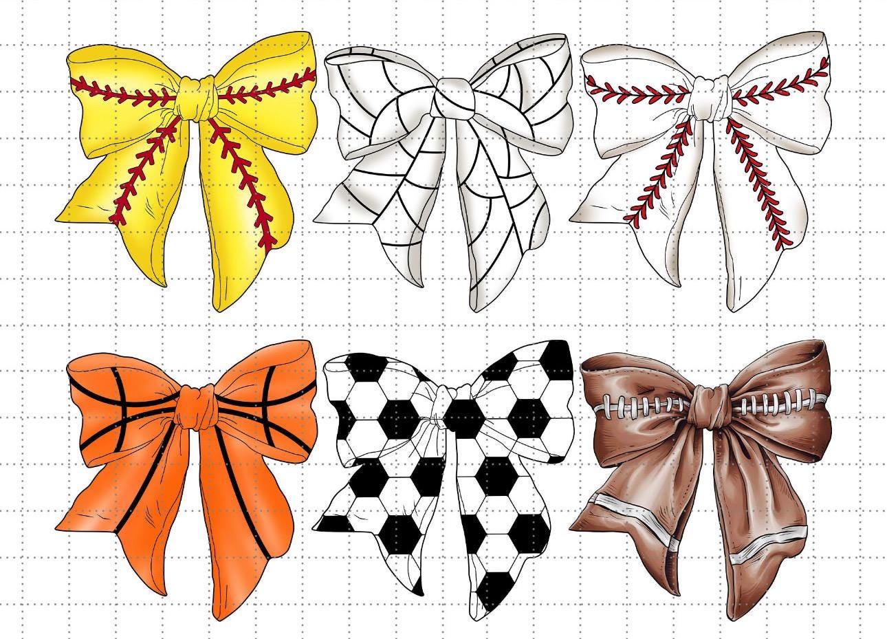 Coquette sports bow, basketball, football, soccer, baseball, softball, volleyball, sports mom, sports mama, sports bow, girlie, ballgame