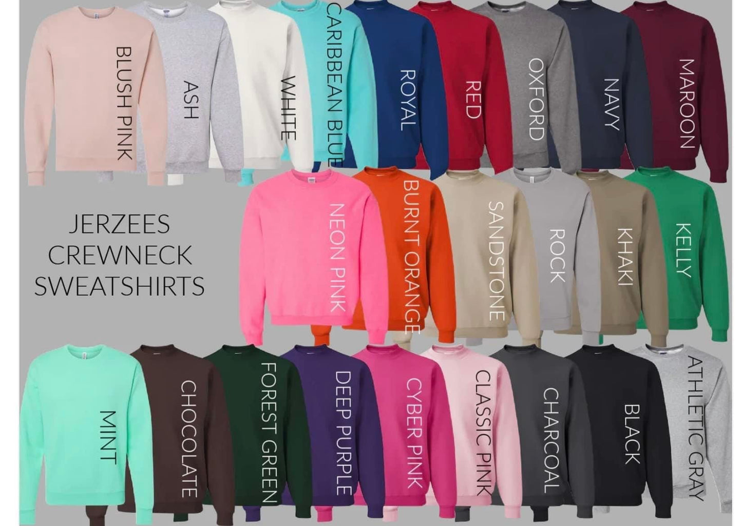 Embroidered custom name crew neck, personalized sweatshirt, embroidered unisex t shirt, embroidered names on the sleeve, custom names
