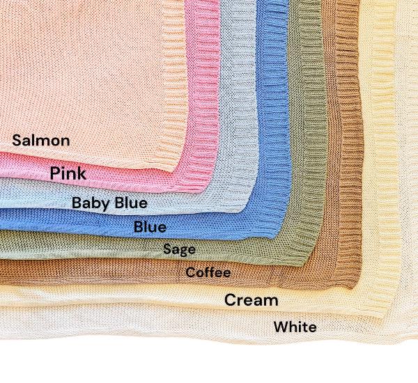Embroidered crested mallard knitted blanket quilt with custom monogram, personalized baby blanket, baby quilt, embroidered custom blanket