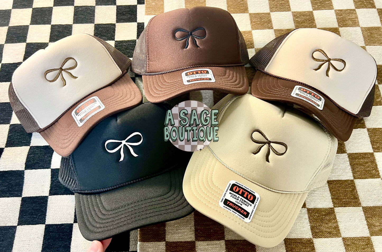 Bow foam trucker hat